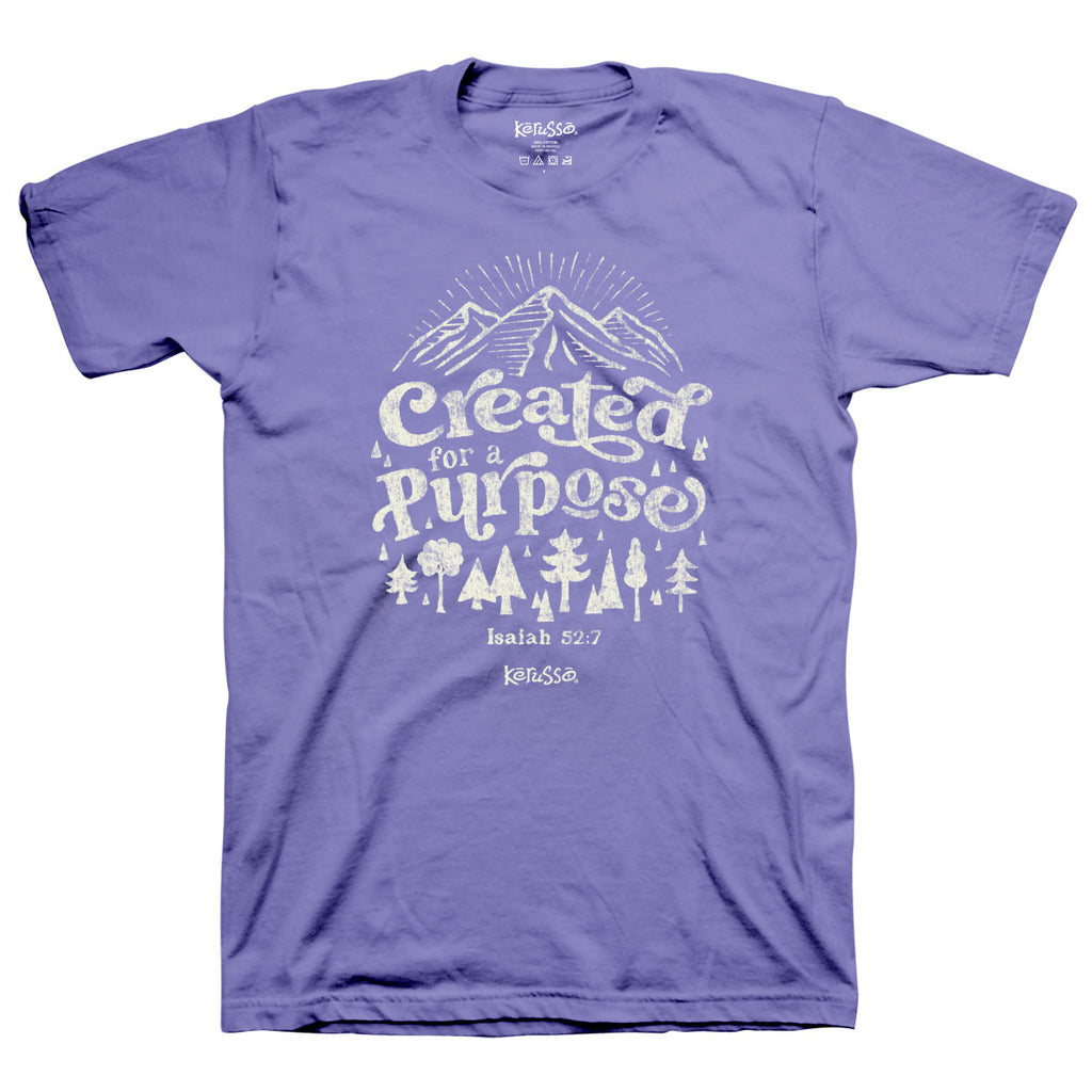 Kerusso Womens T Shirt Created For A Purpose Mockup