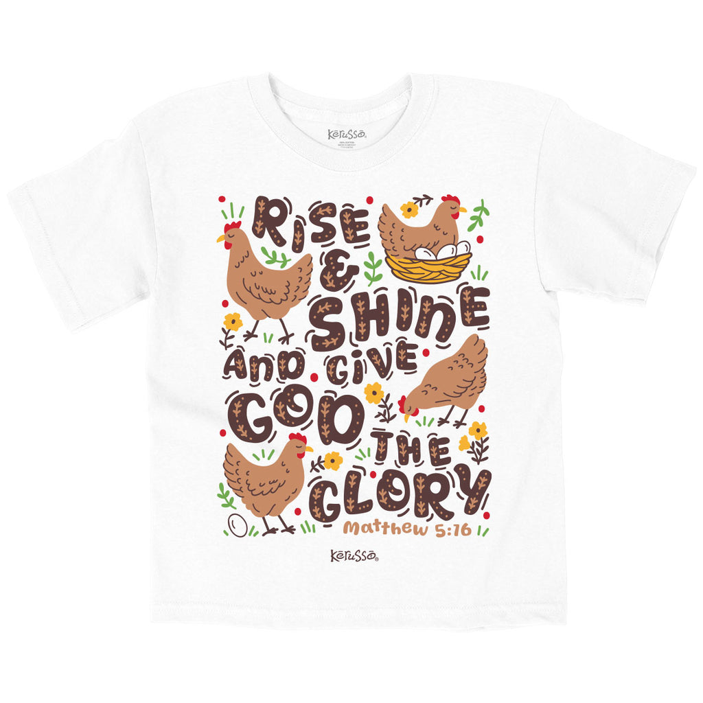 Kerusso Kidz T Shirt Rise And Shine Mockup