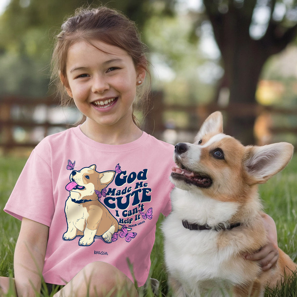 Kerusso Kidz T Shirt Cute Puppy Girl Model