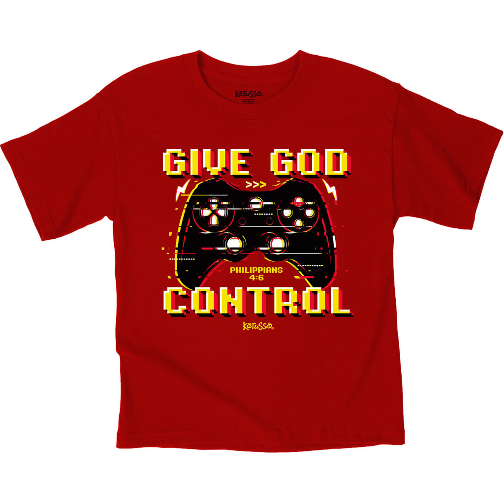 Kerusso Kidz T Shirt Give God Control Mockup