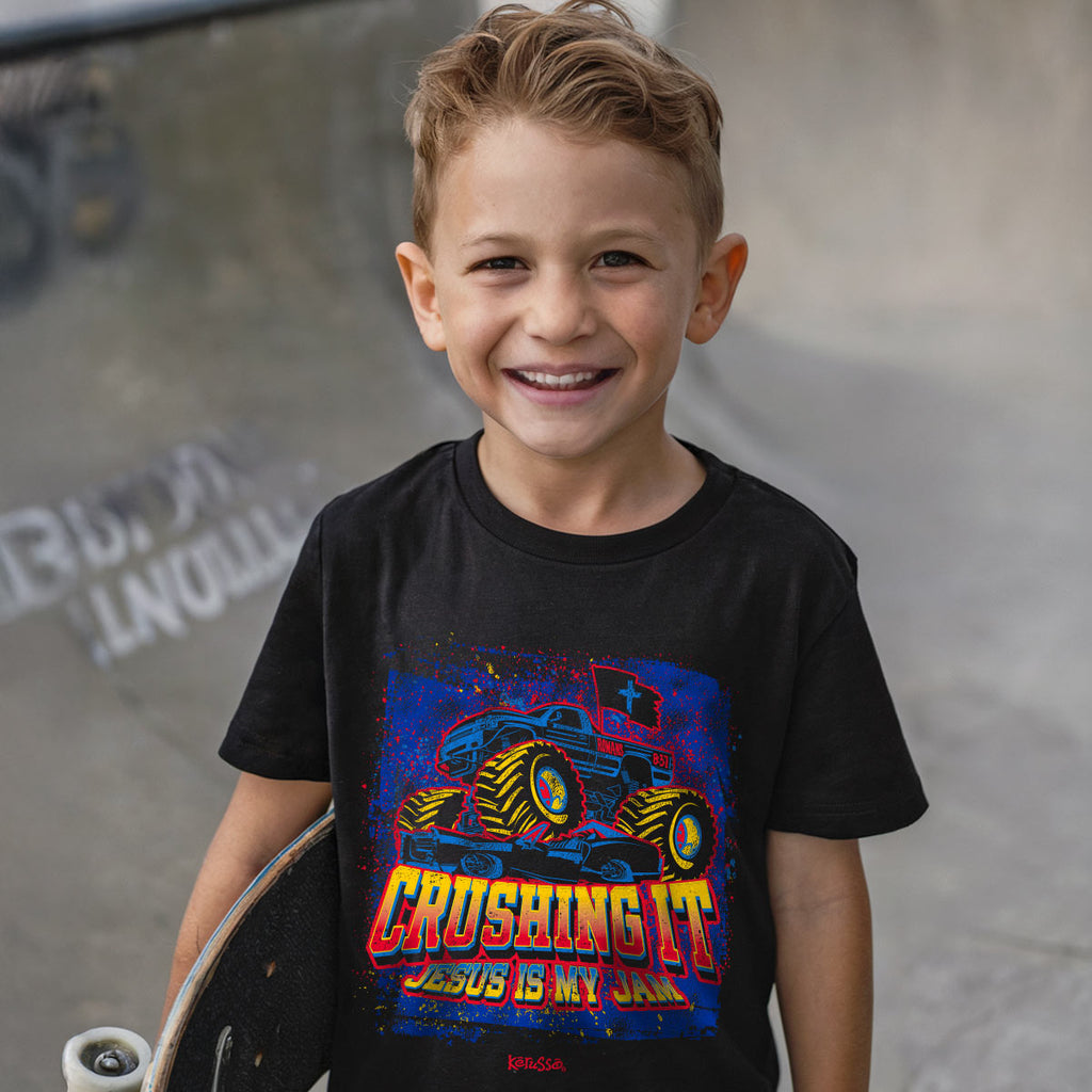 Kerusso Kidz T Shirt Crushing It Boy Model