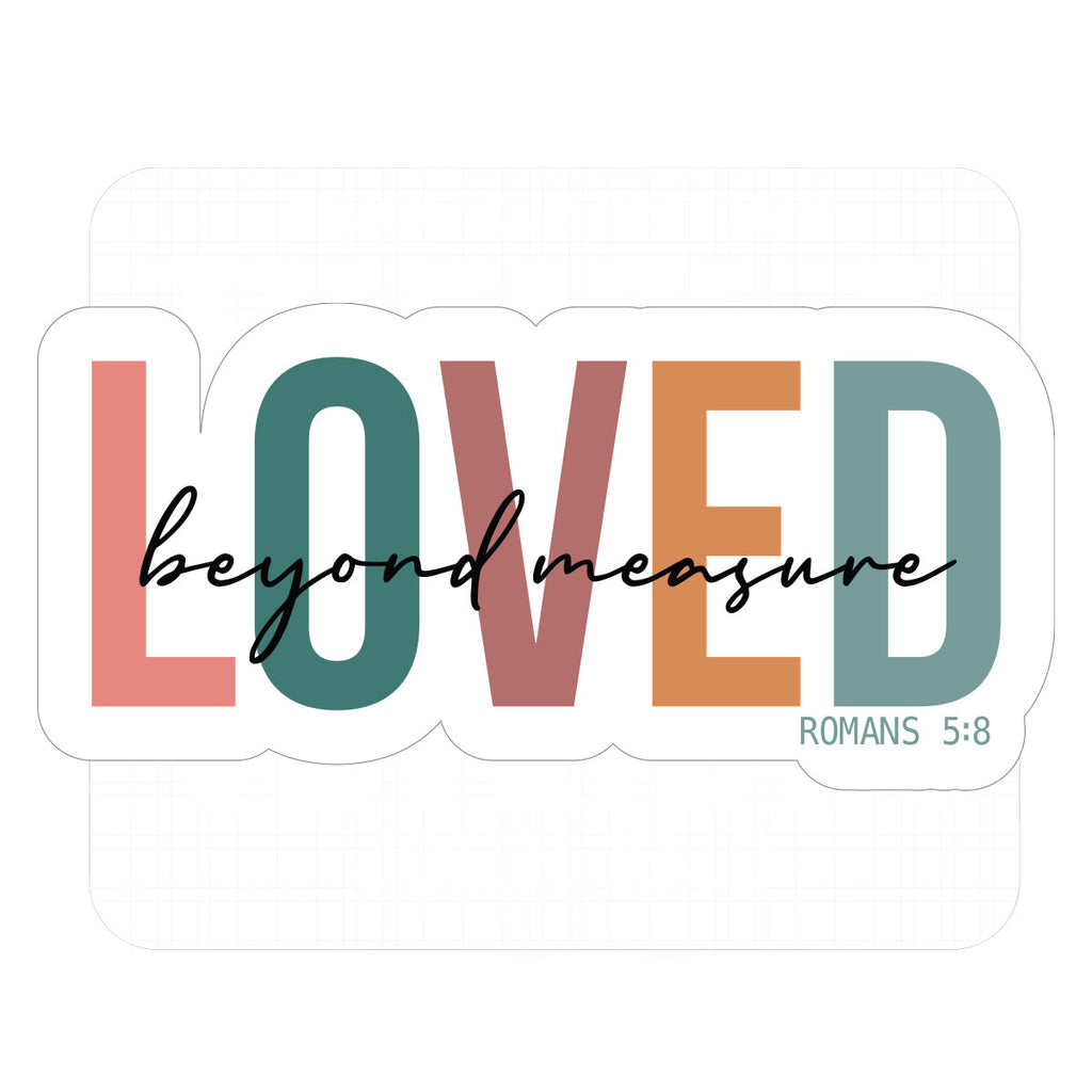 Kerusso Sticker Loved Beyond Mockup