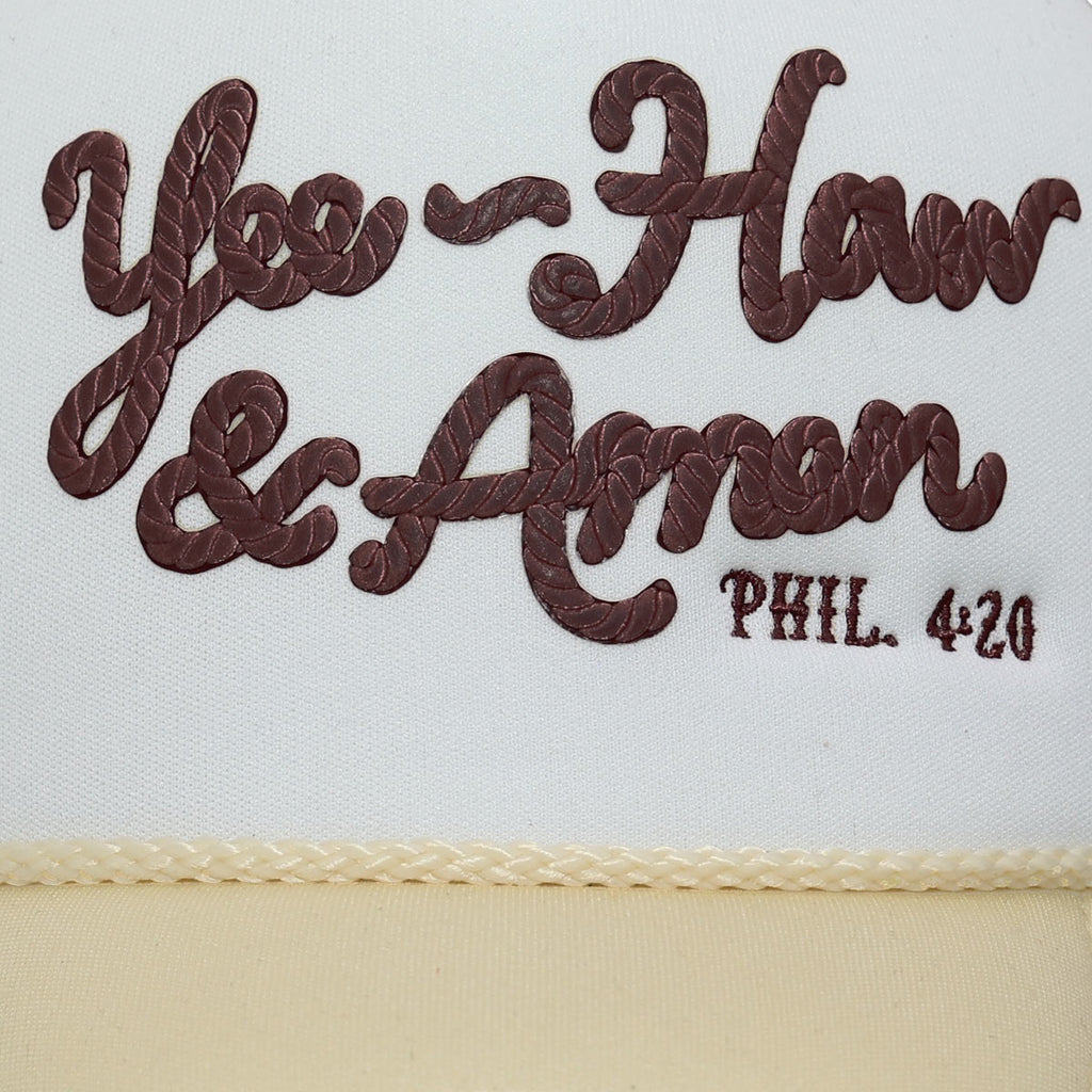 Yeehaw And Amen Front Closeup