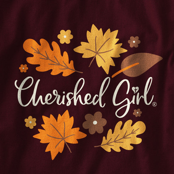 Cherished Girl Womens Long Sleeve T-Shirt Thankful Grateful